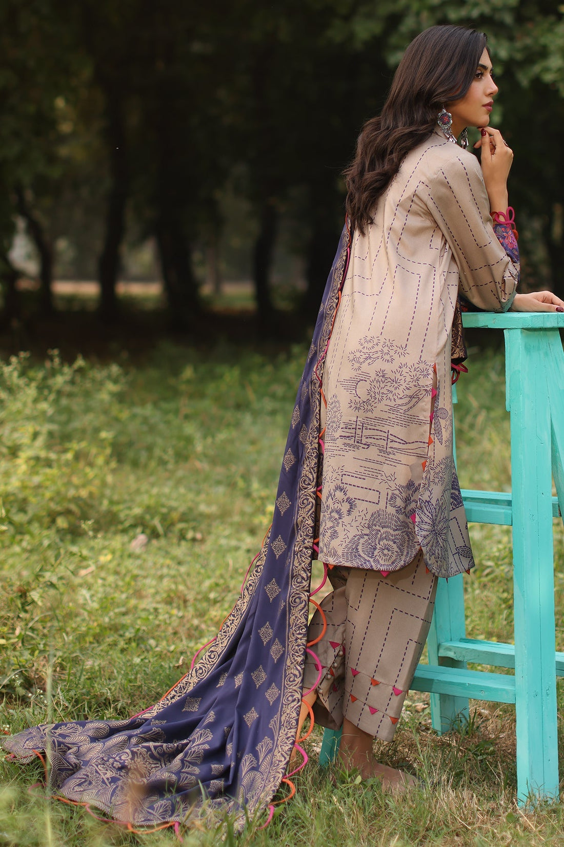 Charizma | Signature C Print |  SPW4-06 by Charizma - Designer Dress - Type: Ladies Clothes - Available at Libayah - 100% Original