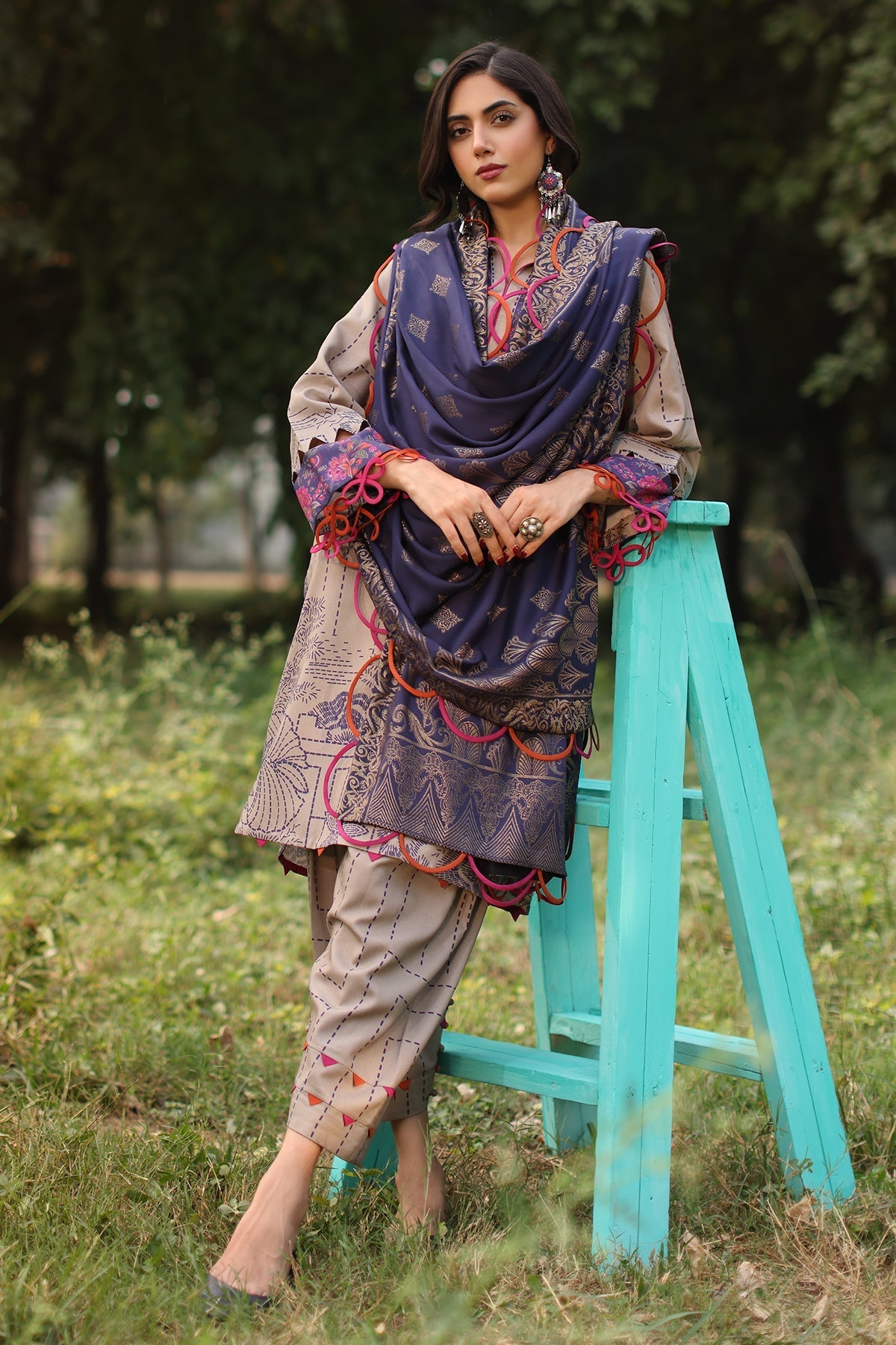 Charizma | Signature C Print |  SPW4-06 by Charizma - Designer Dress - Type: Ladies Clothes - Available at Libayah - 100% Original