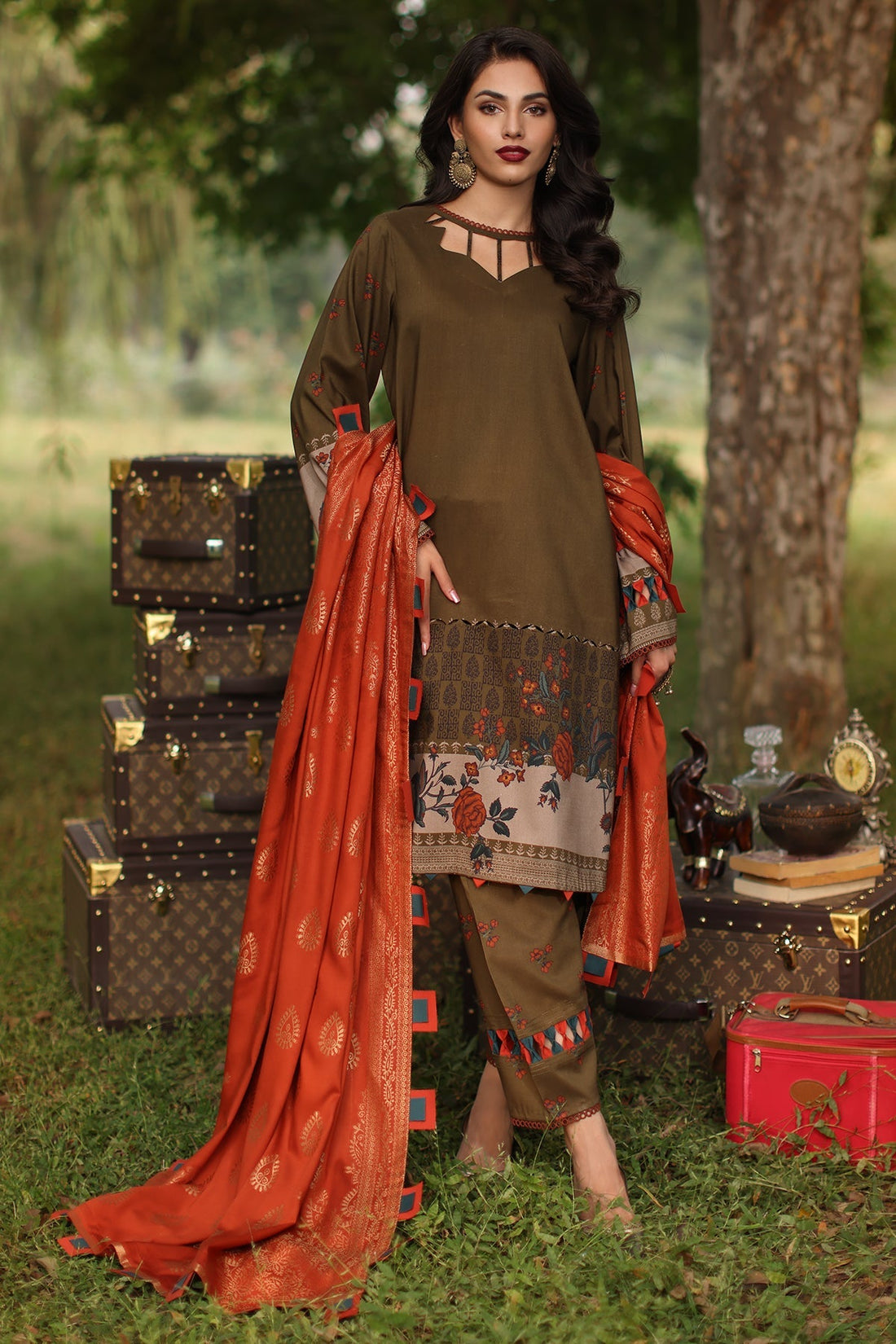 Charizma | Signature C Print |  SPW4-03 by Charizma - Designer Dress - Type: Ladies Clothes - Available at Libayah - 100% Original