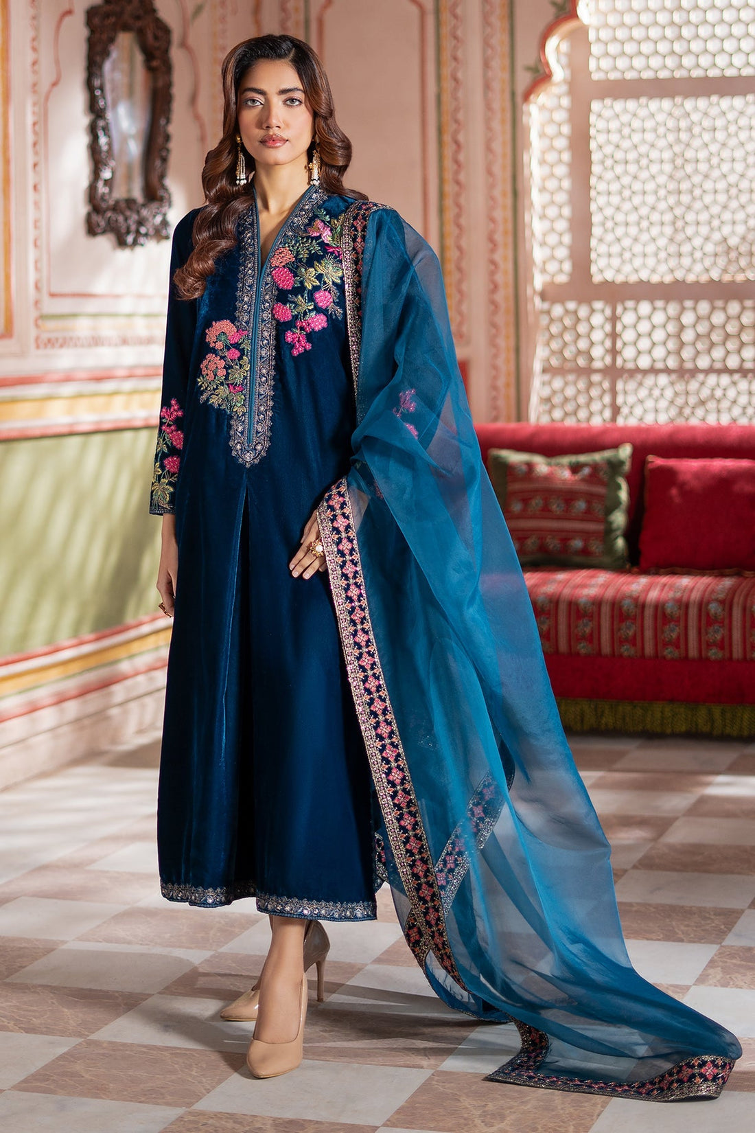 Charizma | Signora Velvet | CVT4-22 by Charizma - Designer Dress - Type: Ladies Clothes - Available at Libayah - 100% Original