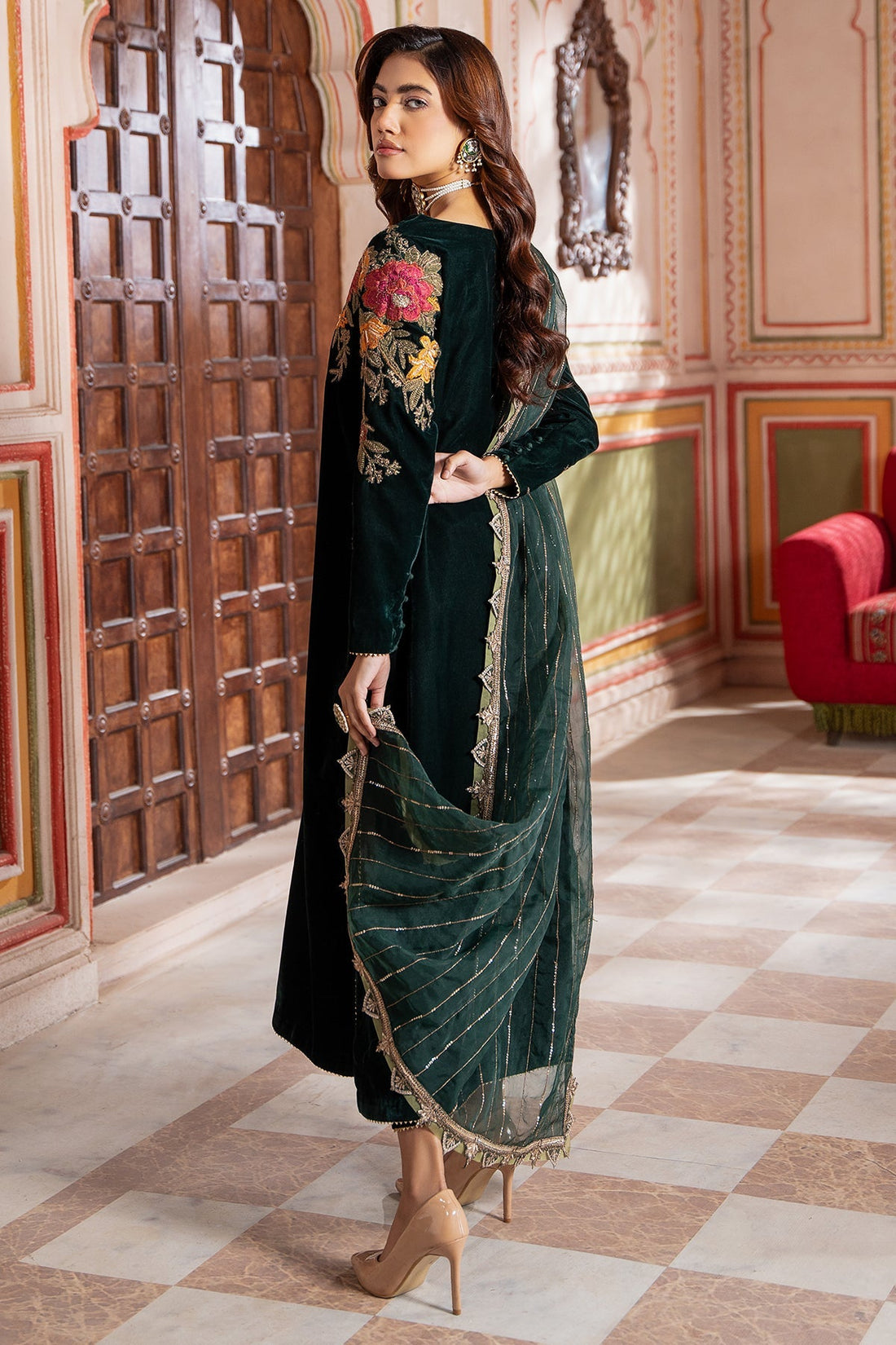 Charizma | Signora Velvet | CVT4-20 by Charizma - Designer Dress - Type: Ladies Clothes - Available at Libayah - 100% Original