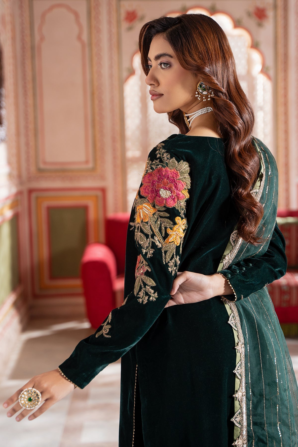 Charizma | Signora Velvet | CVT4-20 by Charizma - Designer Dress - Type: Ladies Clothes - Available at Libayah - 100% Original