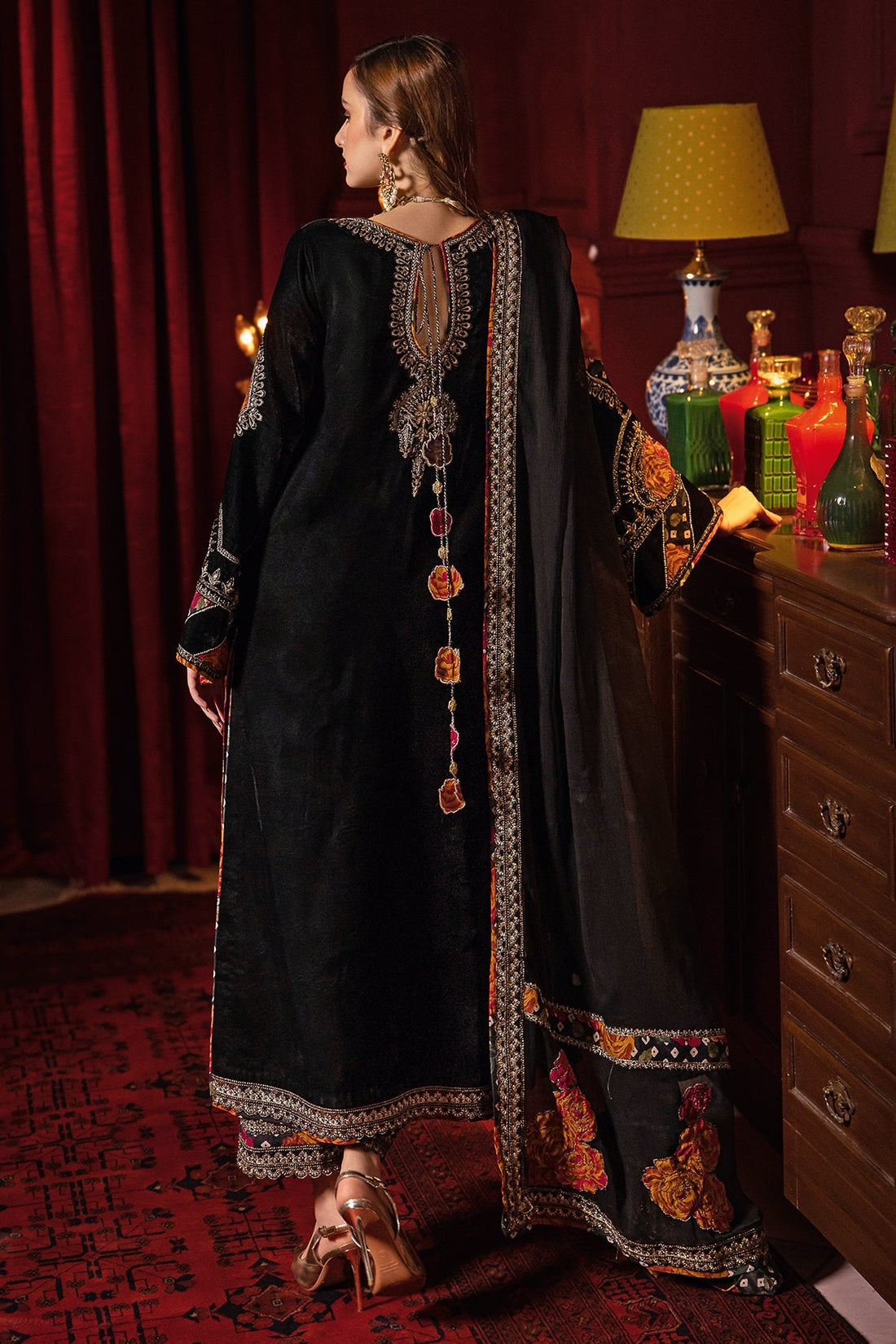 Charizma | Signora Velvet | Velvet CVT4-04 by Charizma - Designer Dress - Type: Ladies Clothes - Available at Libayah - 100% Original