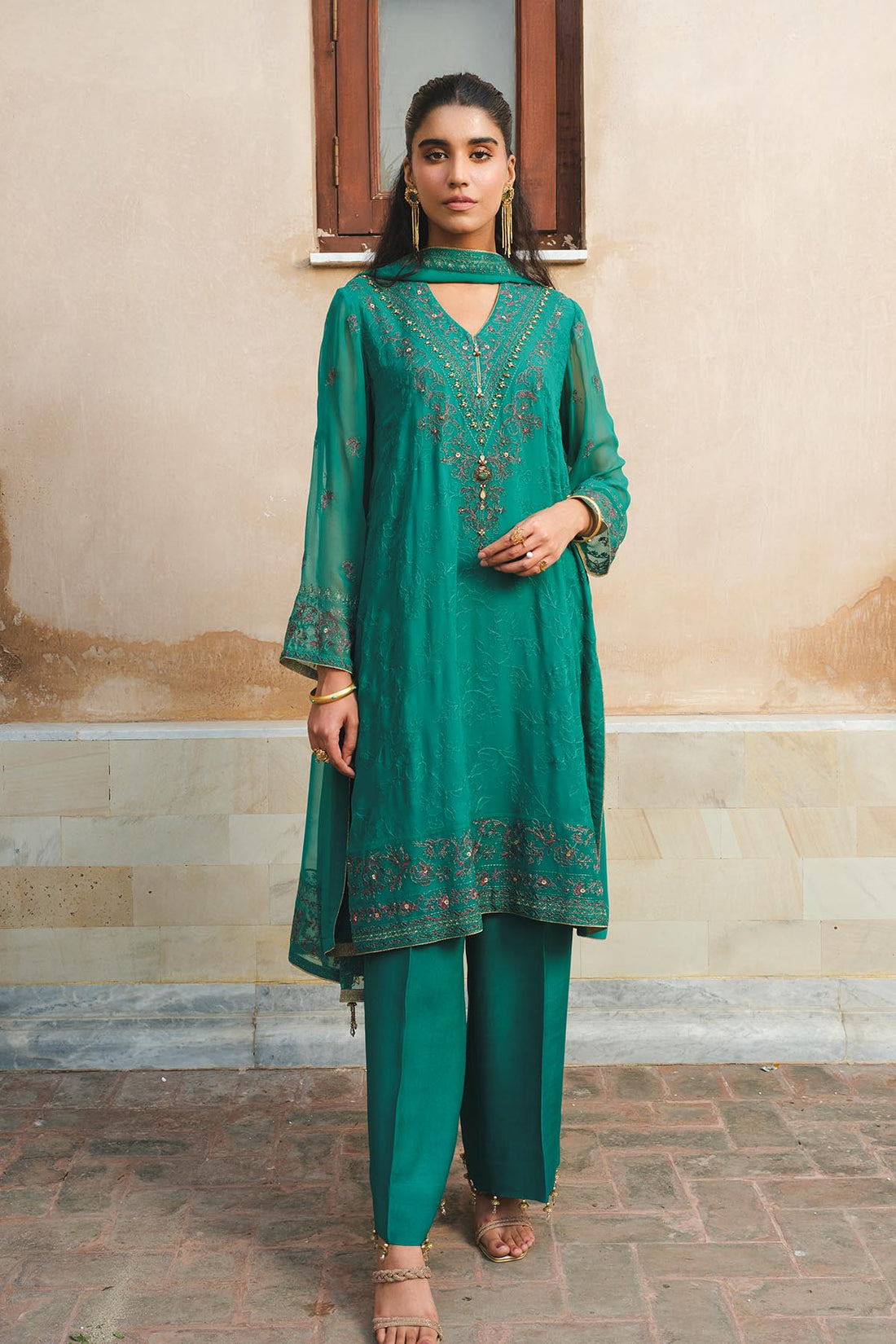Chinyere | Festive Formals |  Emerald Elegance U by Chinyere - Designer Dress - Type: Ladies Clothes - Available at Libayah - 100% Original