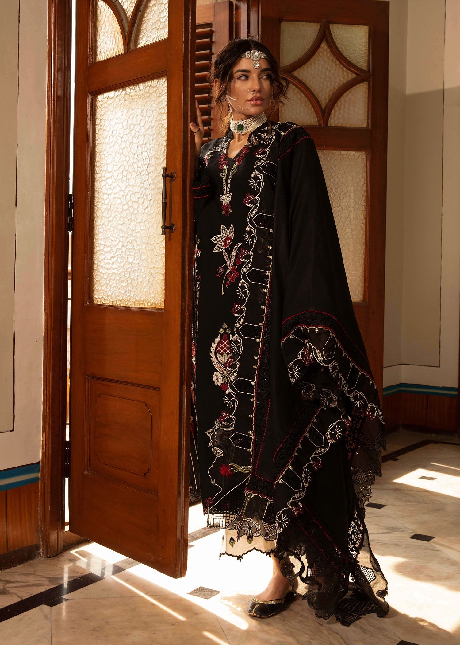 Crimson | Aaleen Winter 24 | Meenakari by Crimson - Designer Dress - Type: Ladies Clothes - Available at Libayah - 100% Original