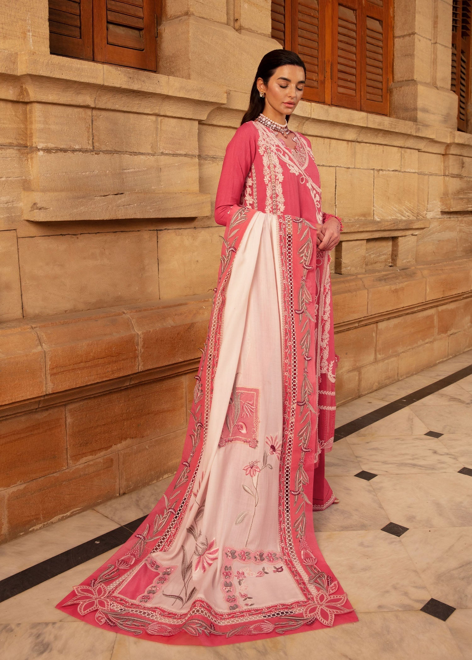 Crimson | Aaleen Winter 24 | Phulon ki Dastaan by Crimson - Designer Dress - Type: Ladies Clothes - Available at Libayah - 100% Original