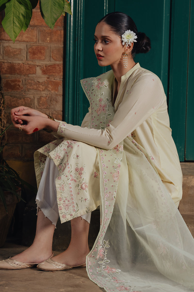 Cross Stitch | Eid Collection | FLORA HEAVEN by Cross Stitch - Designer Dress - Type: Ladies Clothes - Available at Libayah - 100% Original