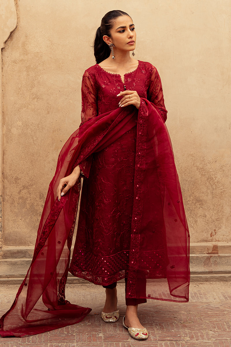 Cross Stitch | Eid Collection | MAHTAB by Cross Stitch - Designer Dress - Type: Ladies Clothes - Available at Libayah - 100% Original