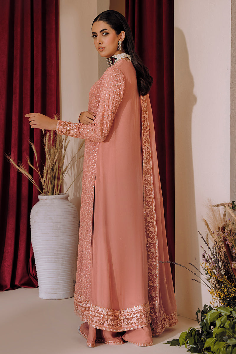 Cross Stitch | Eid Collection | CAMEO BROWN by Cross Stitch - Designer Dress - Type: Ladies Clothes - Available at Libayah - 100% Original