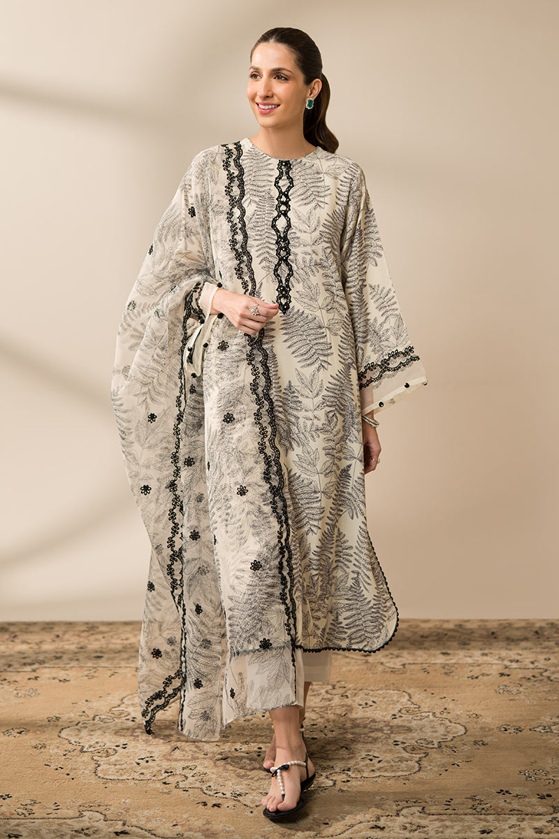 Cross Stitch | Eid Collection | DUSKY SHRUB by Cross Stitch - Designer Dress - Type: Ladies Clothes - Available at Libayah - 100% Original