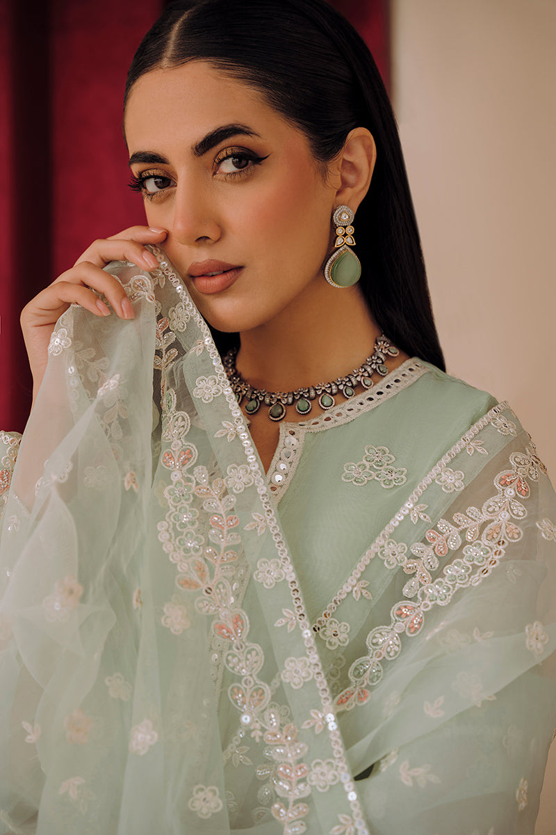 Cross Stitch | Eid Collection | MINTY GLAZE by Cross Stitch - Designer Dress - Type: Ladies Clothes - Available at Libayah - 100% Original