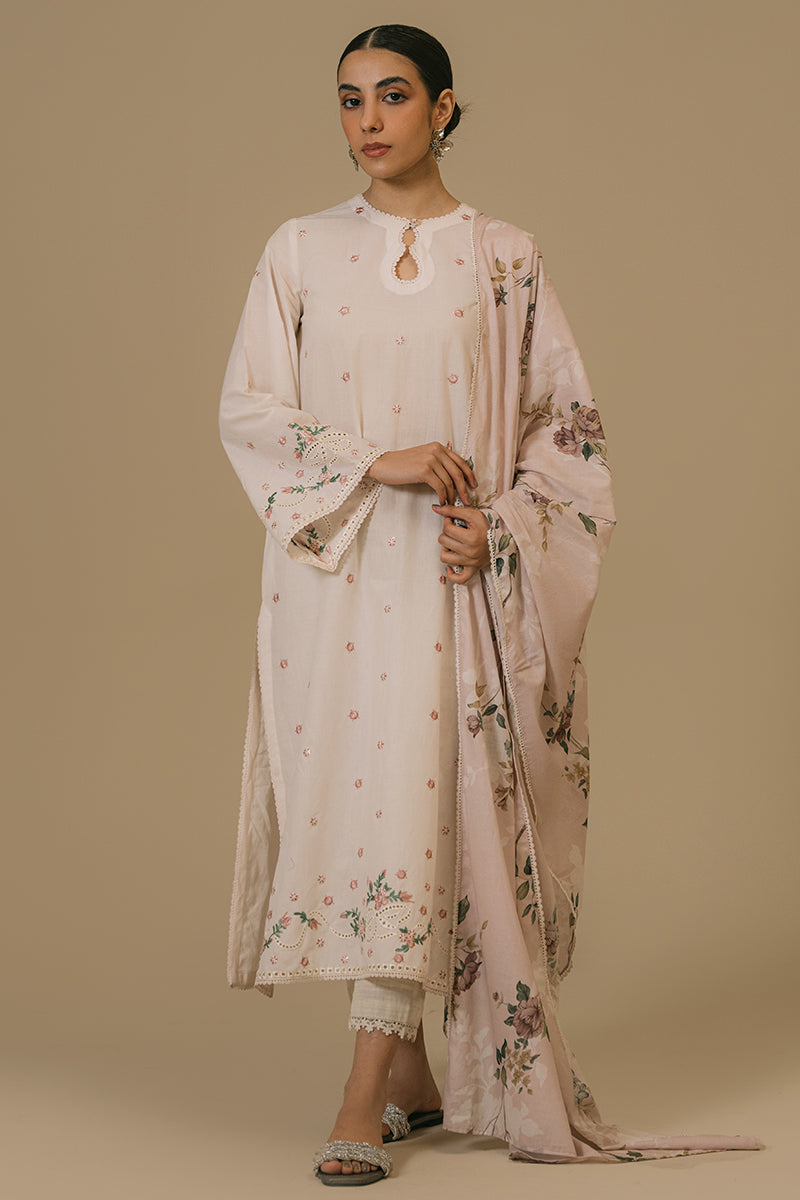 Cross Stitch | Eid Collection | TENDER BLUSH by Cross Stitch - Designer Dress - Type: Ladies Clothes - Available at Libayah - 100% Original