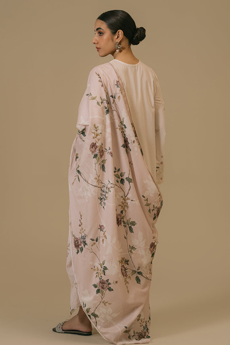 Cross Stitch | Eid Collection | TENDER BLUSH by Cross Stitch - Designer Dress - Type: Ladies Clothes - Available at Libayah - 100% Original