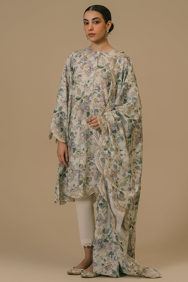 Cross Stitch | Eid Collection | TROPICAL VIOLET by Cross Stitch - Designer Dress - Type: Ladies Clothes - Available at Libayah - 100% Original