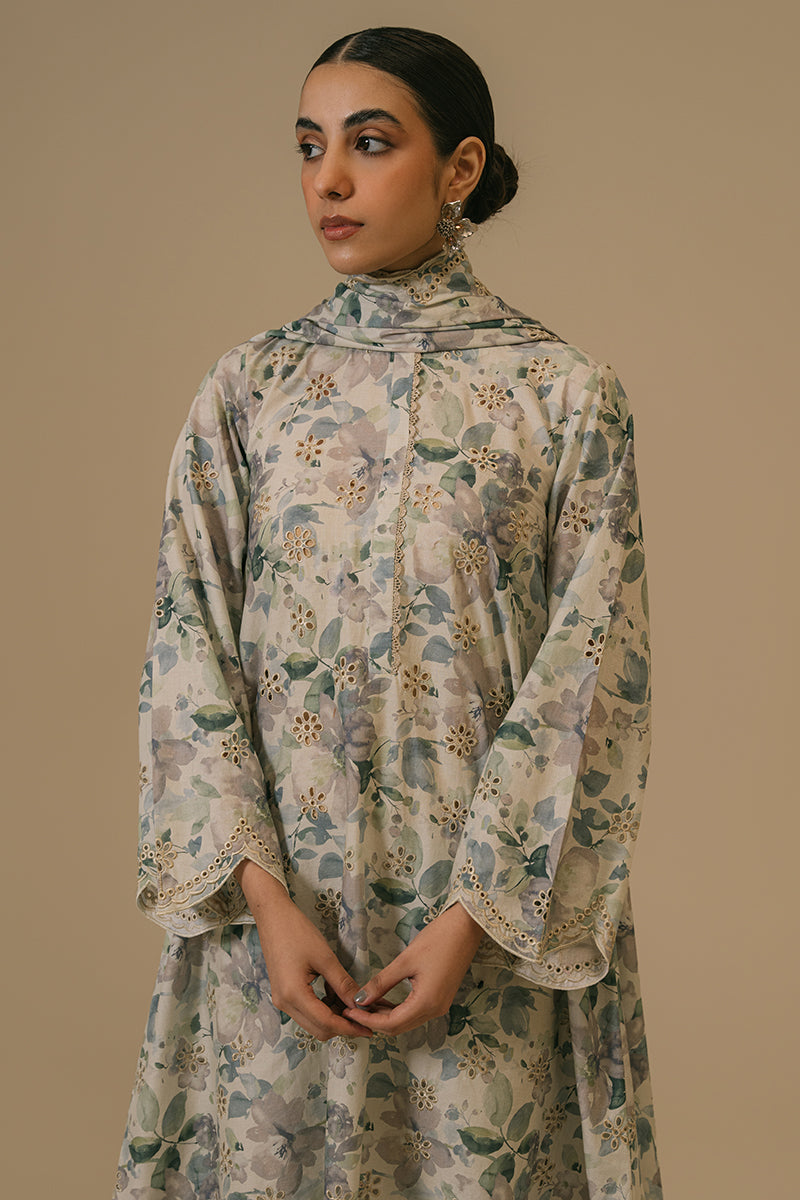 Cross Stitch | Eid Collection | TROPICAL VIOLET by Cross Stitch - Designer Dress - Type: Ladies Clothes - Available at Libayah - 100% Original