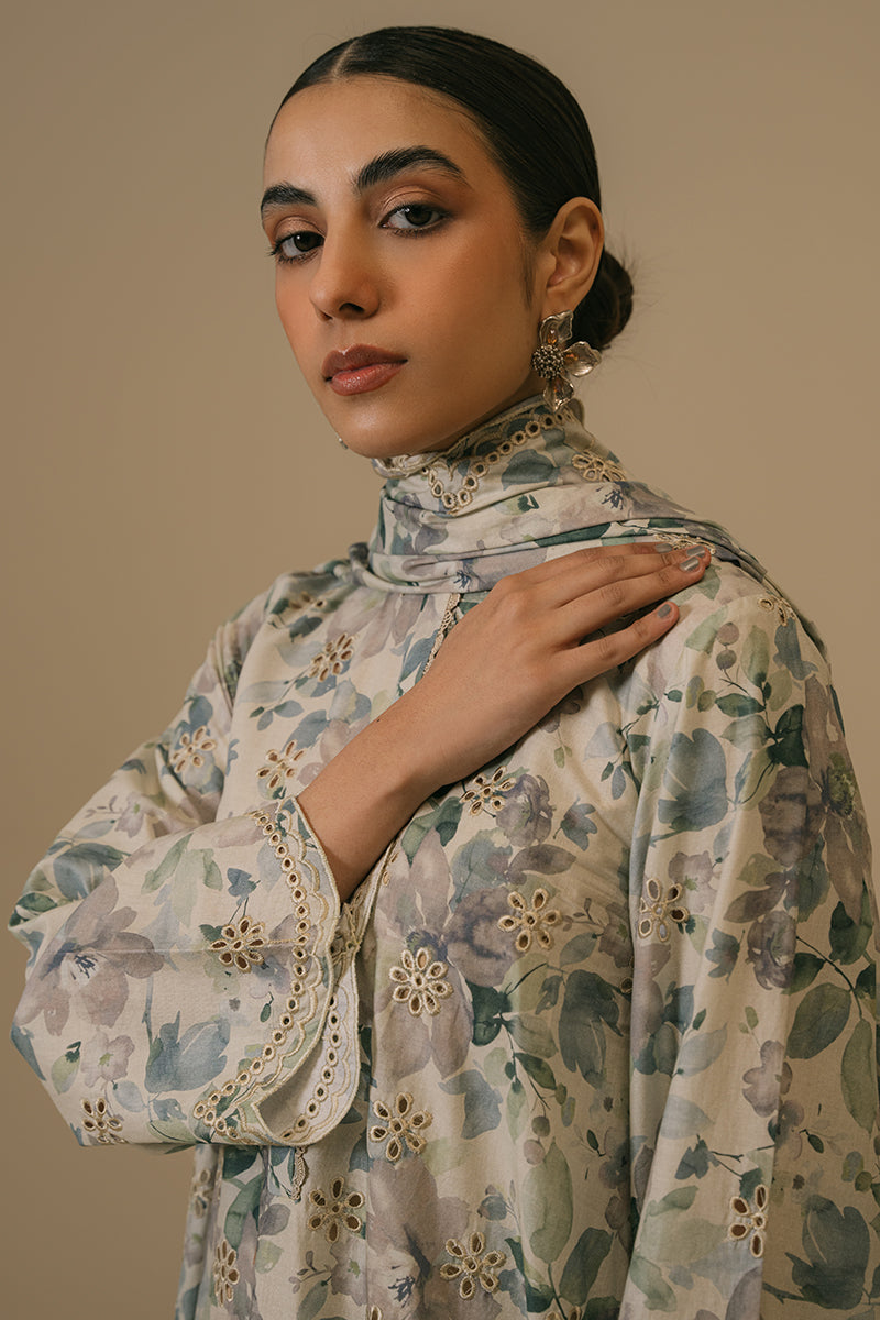 Cross Stitch | Eid Collection | TROPICAL VIOLET by Cross Stitch - Designer Dress - Type: Ladies Clothes - Available at Libayah - 100% Original
