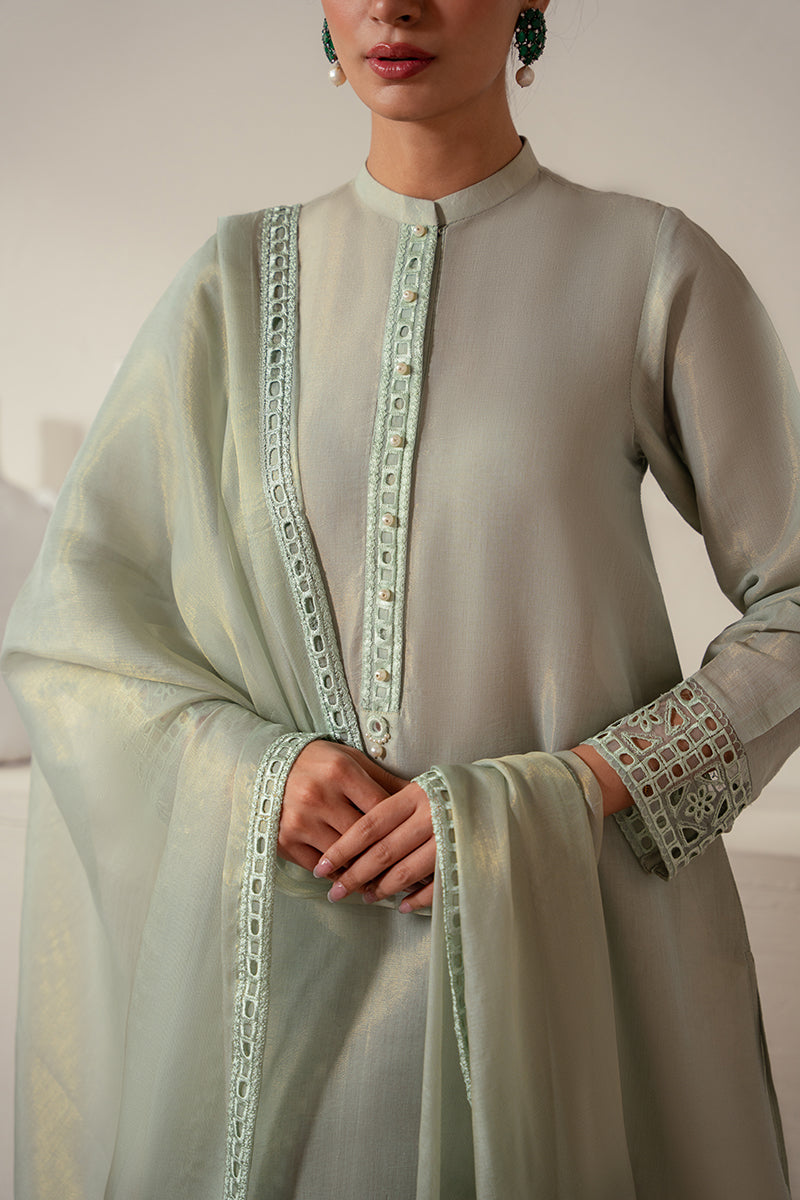 Cross Stitch | Eid Collection | GREEN MIST by Cross Stitch - Designer Dress - Type: Ladies Clothes - Available at Libayah - 100% Original