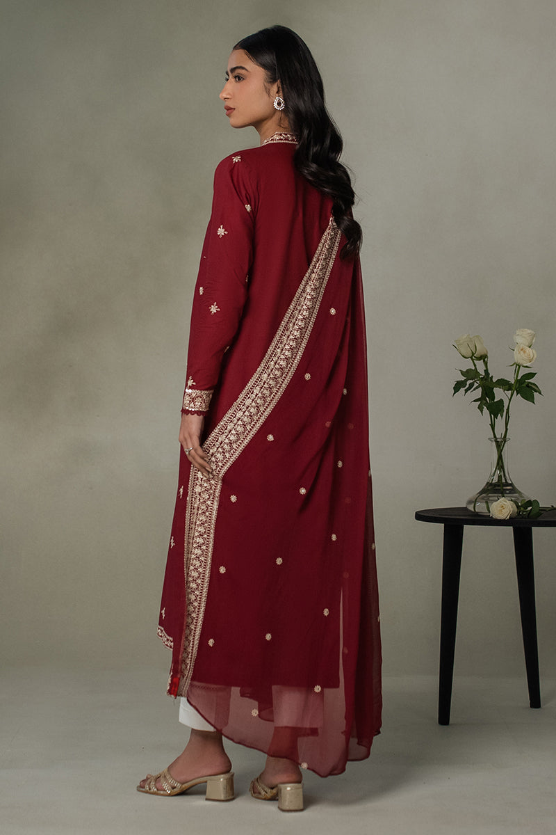 Cross Stitch | Eid Collection | AUTUMN FALL by Cross Stitch - Designer Dress - Type: Ladies Clothes - Available at Libayah - 100% Original