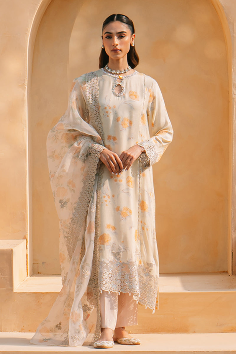 Cross Stitch | Eid Collection | LIME HAZE by Cross Stitch - Designer Dress - Type: Ladies Clothes - Available at Libayah - 100% Original