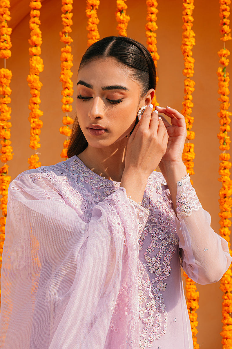 Cross Stitch | Eid Collection | LILAC WHISPER by Cross Stitch - Designer Dress - Type: Ladies Clothes - Available at Libayah - 100% Original