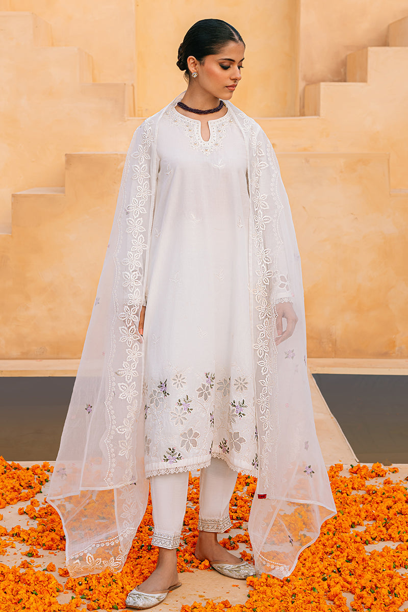 Cross Stitch | Eid Collection | MOONLIGHT FLO by Cross Stitch - Designer Dress - Type: Ladies Clothes - Available at Libayah - 100% Original