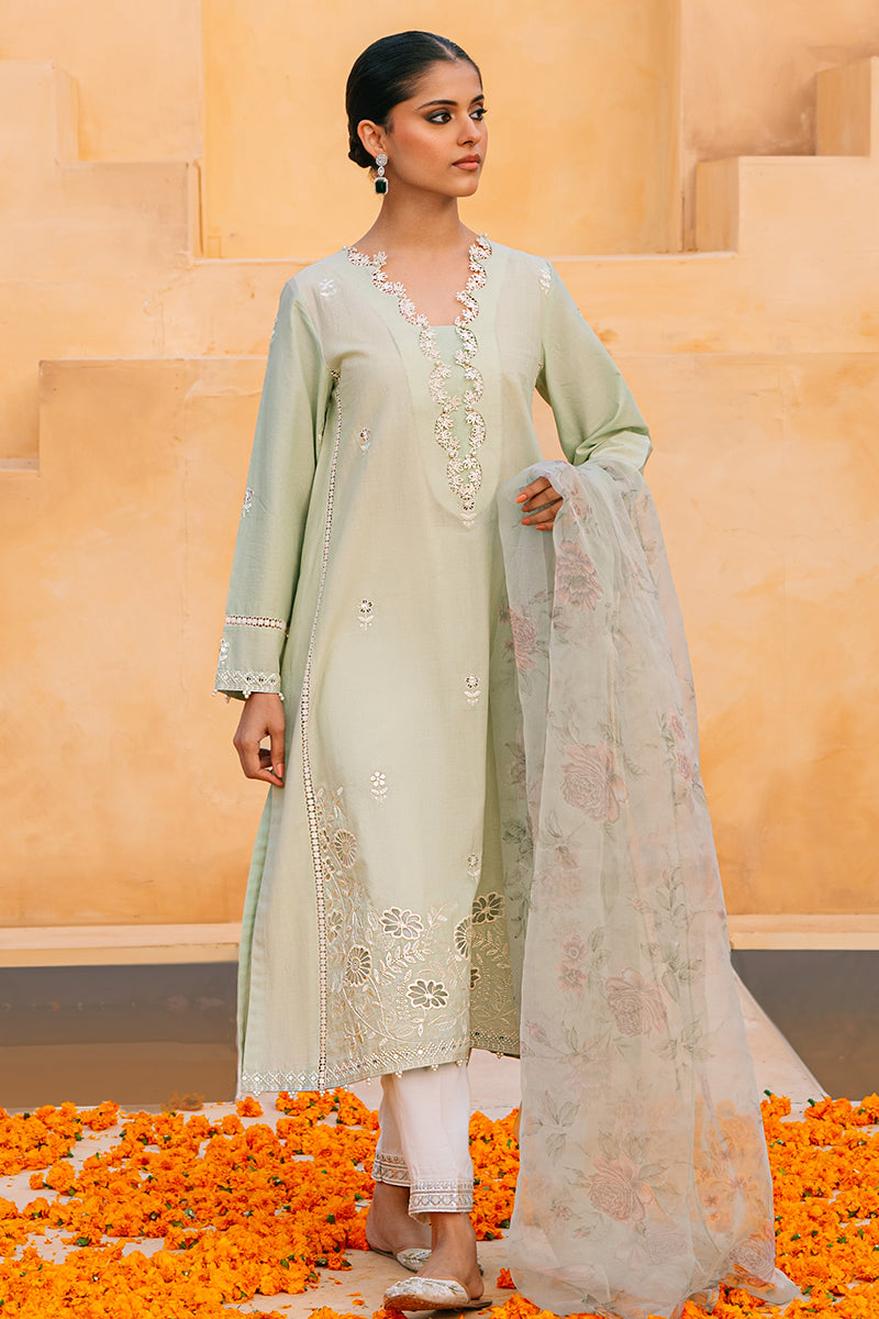 Cross Stitch | Eid Collection | AUTUMN HUE by Cross Stitch - Designer Dress - Type: Ladies Clothes - Available at Libayah - 100% Original