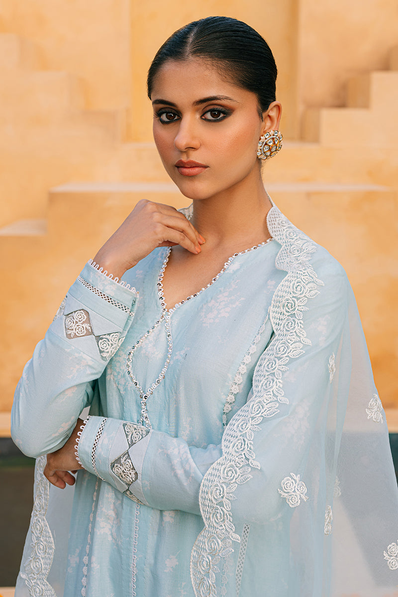 Cross Stitch | Eid Collection | SAFFRON SEA by Cross Stitch - Designer Dress - Type: Ladies Clothes - Available at Libayah - 100% Original