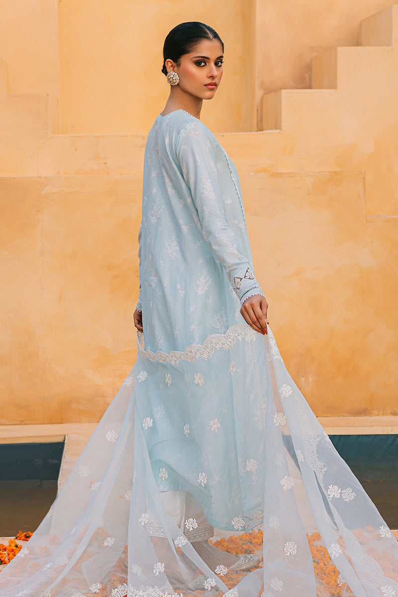 Cross Stitch | Eid Collection | SAFFRON SEA by Cross Stitch - Designer Dress - Type: Ladies Clothes - Available at Libayah - 100% Original