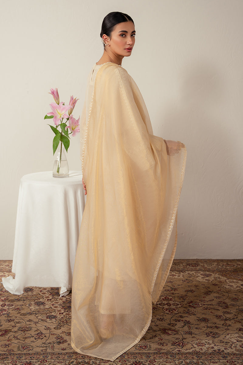 Cross Stitch | Eid Collection | PEARLED IVORY by Cross Stitch - Designer Dress - Type: Ladies Clothes - Available at Libayah - 100% Original