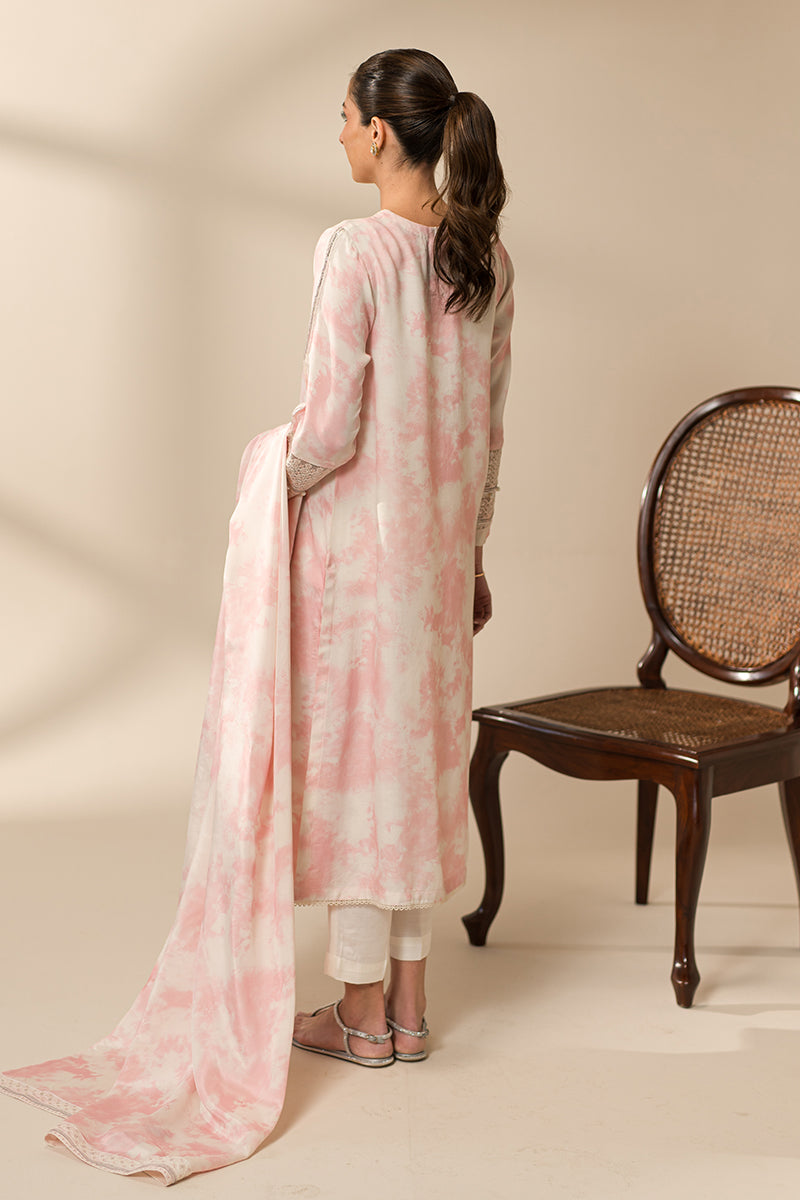 Cross Stitch | Eid Collection | PINK SPLASH by Cross Stitch - Designer Dress - Type: Ladies Clothes - Available at Libayah - 100% Original