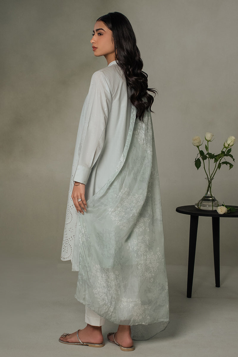 Cross Stitch | Eid Collection | BLUE HAZE by Cross Stitch - Designer Dress - Type: Ladies Clothes - Available at Libayah - 100% Original