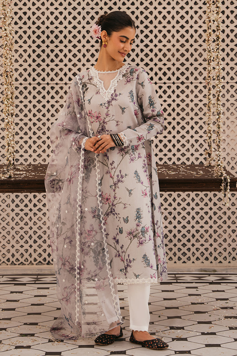 Cross Stitch | Eid Collection | PERIWINKLE PEARL by Cross Stitch - Designer Dress - Type: Ladies Clothes - Available at Libayah - 100% Original