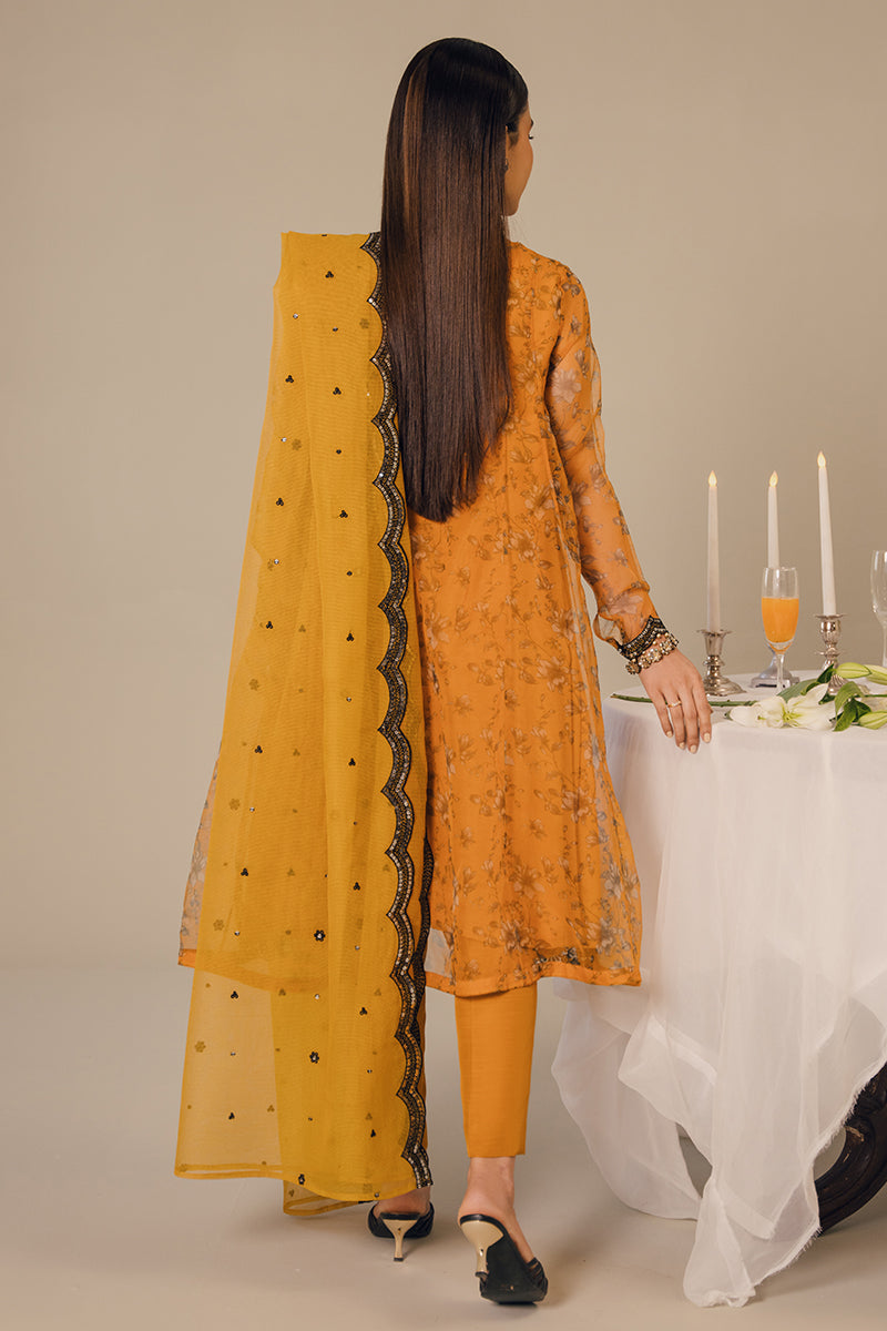 Cross Stitch | Eid Collection | HARVEST GOLD by Cross Stitch - Designer Dress - Type: Ladies Clothes - Available at Libayah - 100% Original