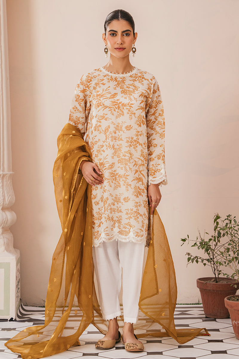 Cross Stitch | Eid Collection | RUSSET ZEAL by Cross Stitch - Designer Dress - Type: Ladies Clothes - Available at Libayah - 100% Original