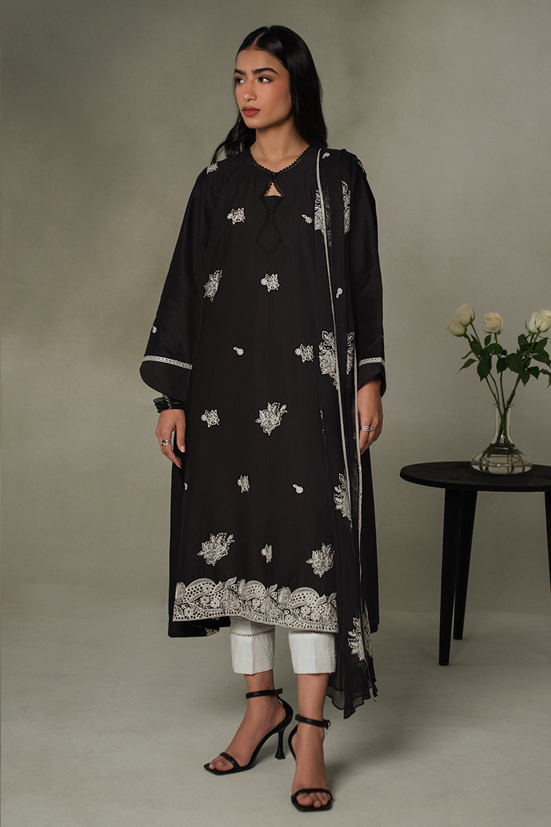 Cross Stitch | Eid Collection | MONOCHROMATIC by Cross Stitch - Designer Dress - Type: Ladies Clothes - Available at Libayah - 100% Original