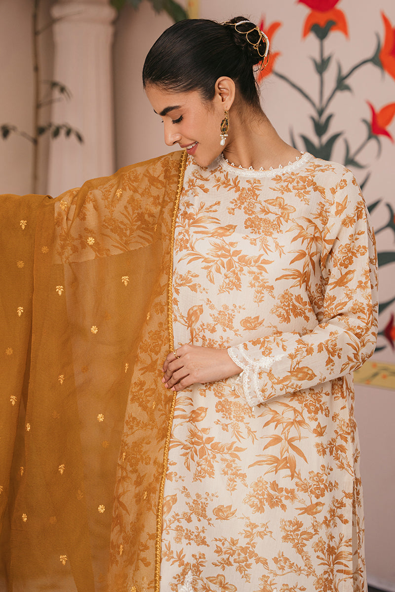 Cross Stitch | Eid Collection | RUSSET ZEAL by Cross Stitch - Designer Dress - Type: Ladies Clothes - Available at Libayah - 100% Original