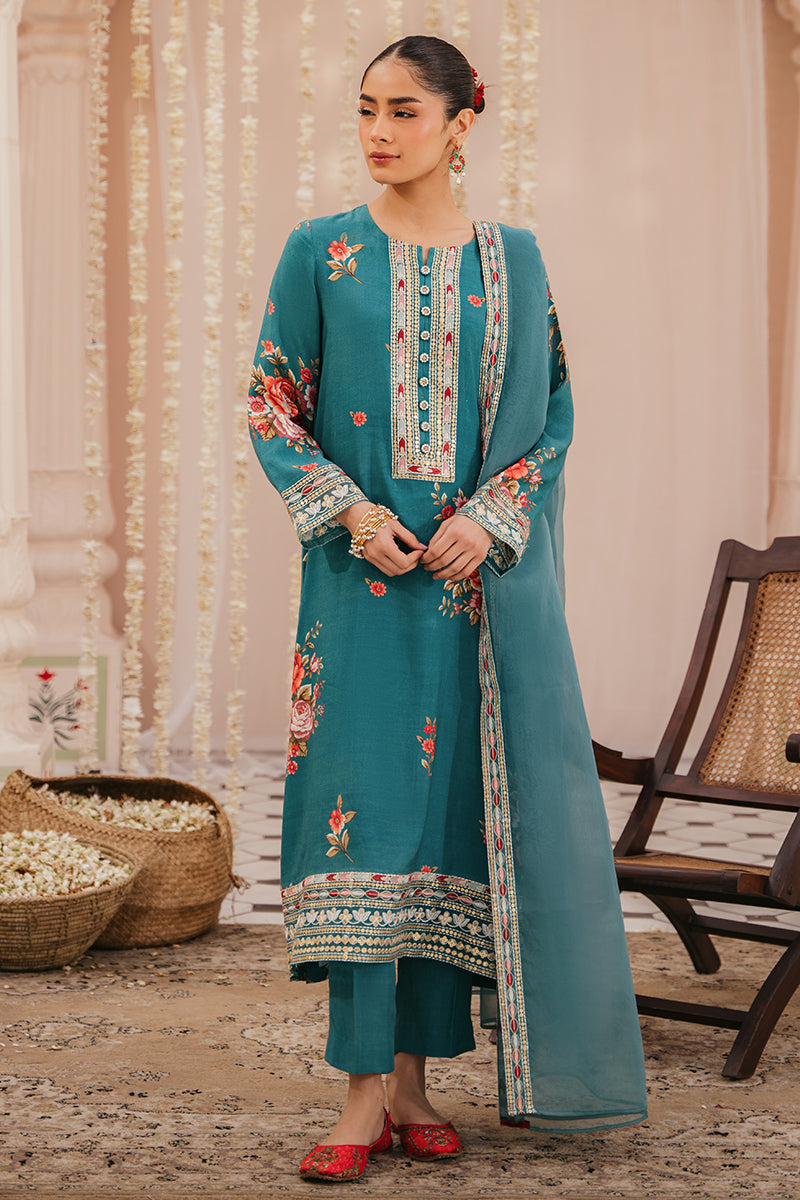Cross Stitch | Eid Collection | TIDE POOL by Cross Stitch - Designer Dress - Type: Ladies Clothes - Available at Libayah - 100% Original