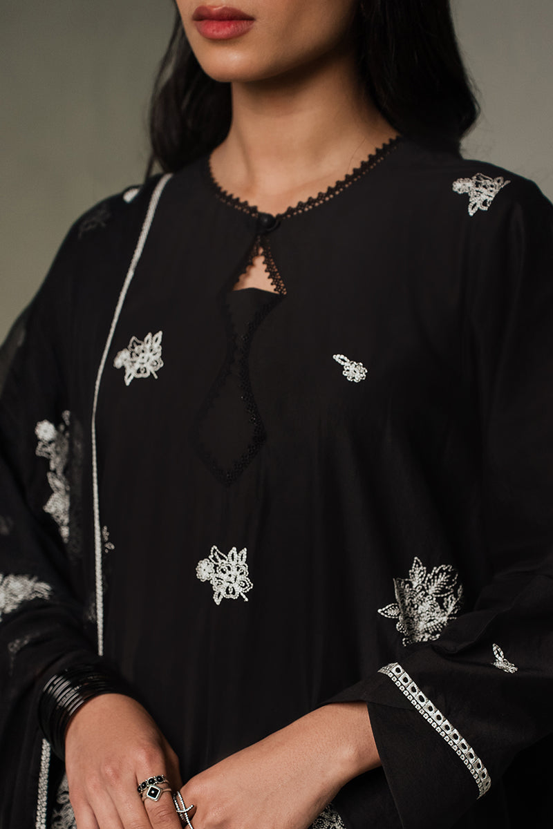 Cross Stitch | Eid Collection | MONOCHROMATIC by Cross Stitch - Designer Dress - Type: Ladies Clothes - Available at Libayah - 100% Original