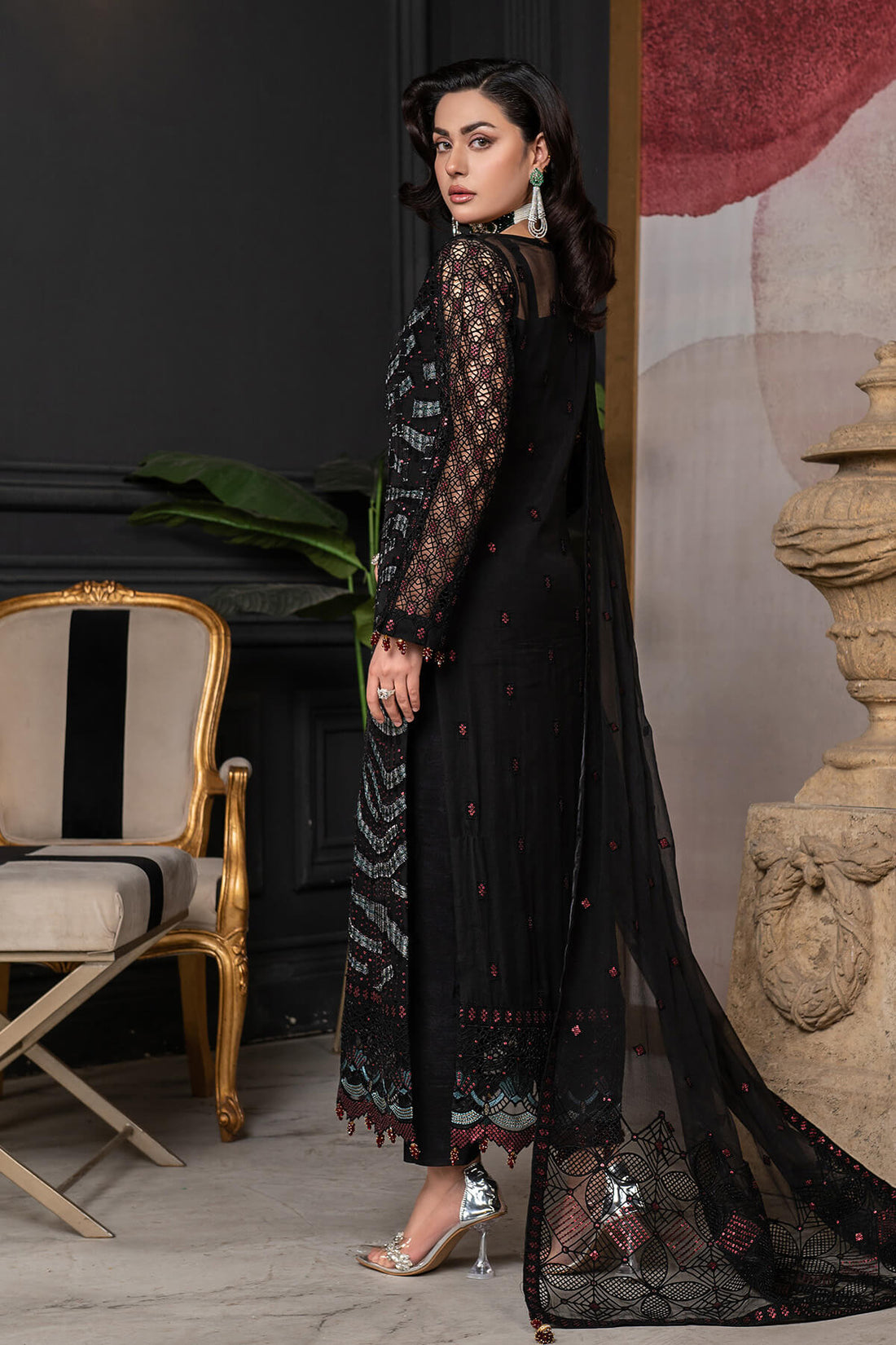Janique | Luxury Collection 24 | D-018 Midnight Glamour by Janique - Designer Dress - Type: Ladies Clothes - Available at Libayah - 100% Original