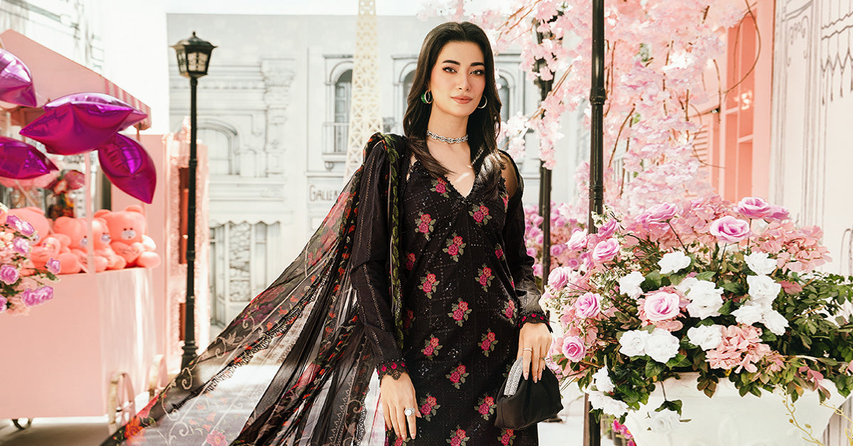Maria B | M Prints Summer 25 | MPT-2601-B by Maria B - Designer Dress - Type: Ladies Clothes - Available at Libayah - 100% Original