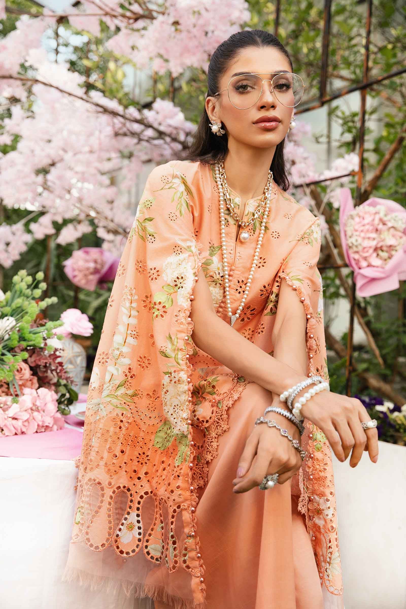 Maria B | M Prints Summer 25 | MPT-2602-A by Maria B - Designer Dress - Type: Ladies Clothes - Available at Libayah - 100% Original