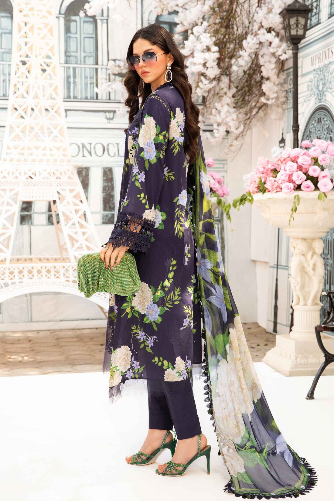Maria B | M Prints Summer 25 | MPT-2602-B by Maria B - Designer Dress - Type: Ladies Clothes - Available at Libayah - 100% Original