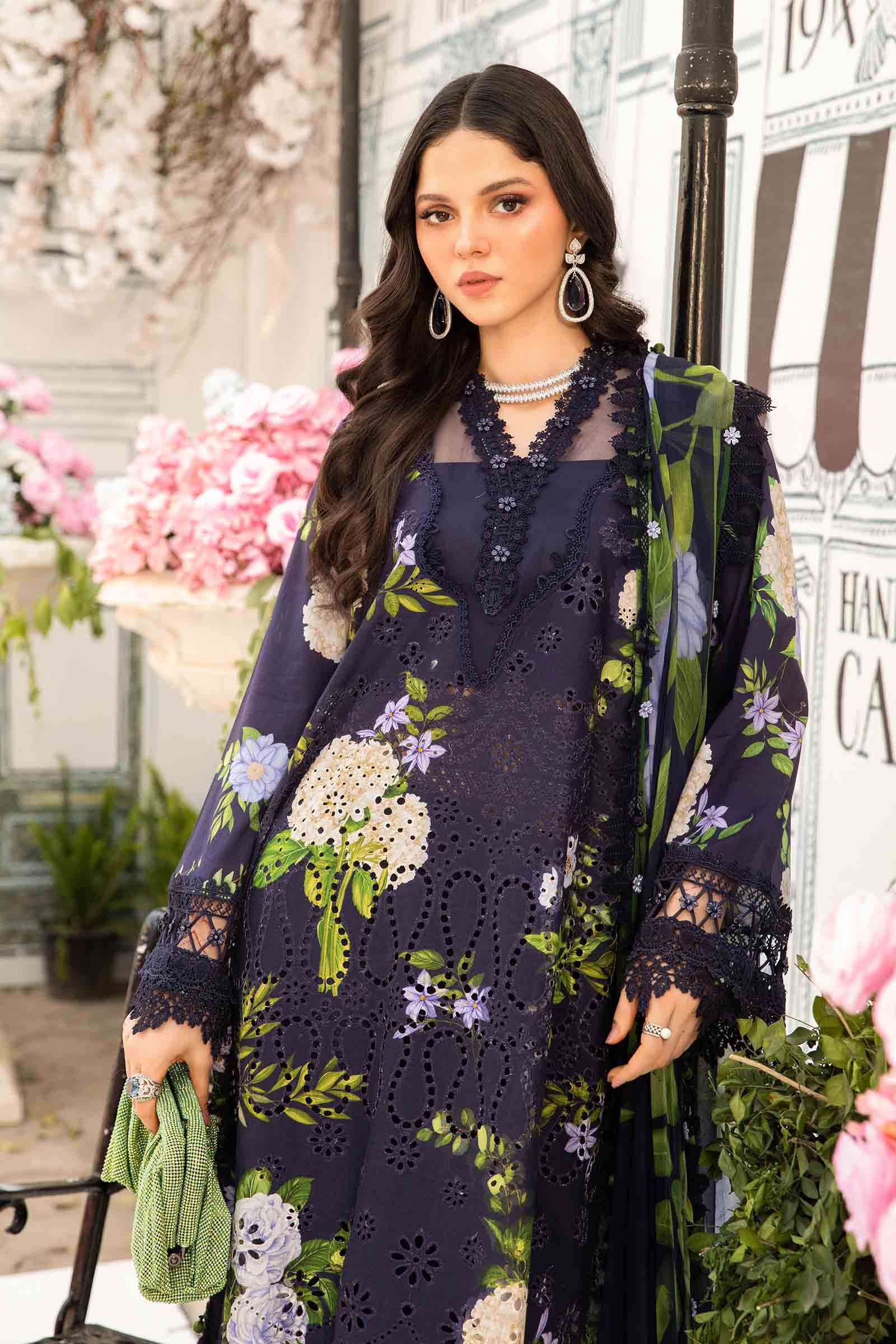 Maria B | M Prints Summer 25 | MPT-2602-B by Maria B - Designer Dress - Type: Ladies Clothes - Available at Libayah - 100% Original
