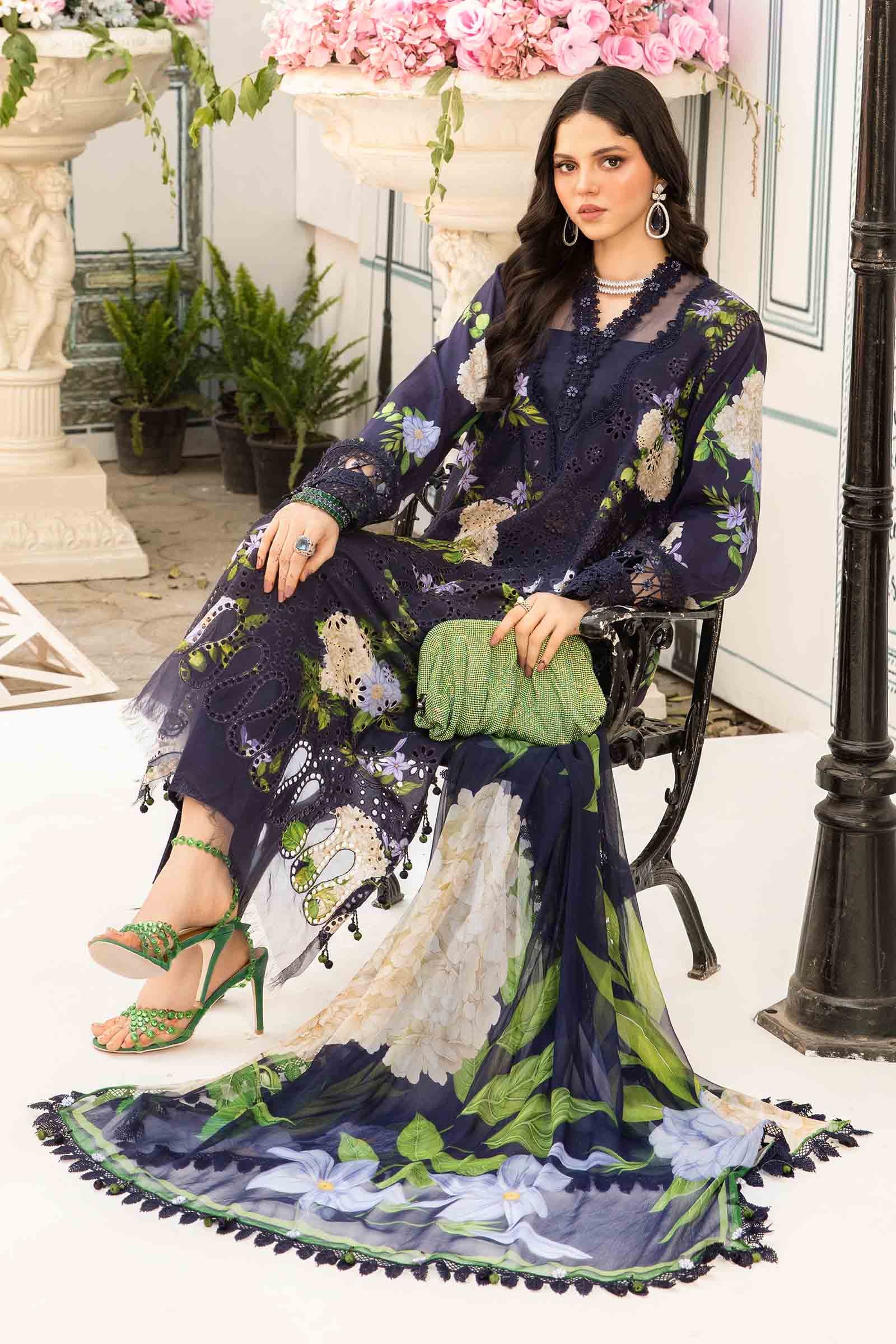 Maria B | M Prints Summer 25 | MPT-2602-B by Maria B - Designer Dress - Type: Ladies Clothes - Available at Libayah - 100% Original