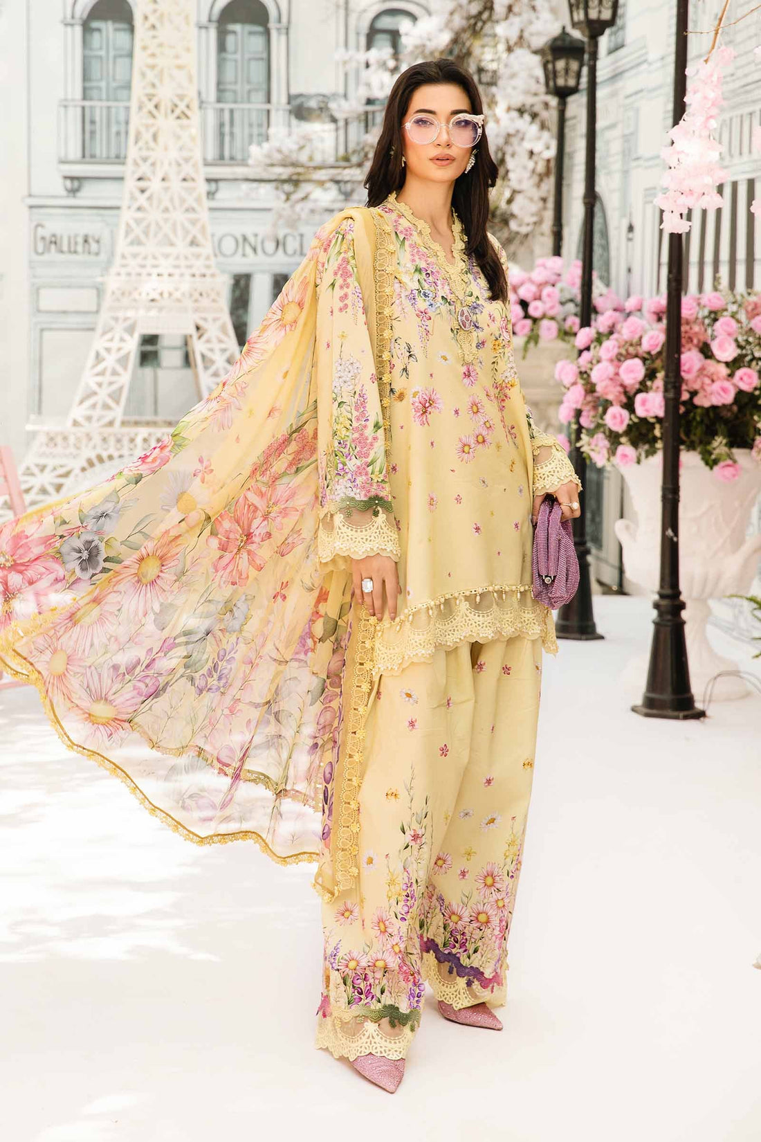 Maria B | M Prints Summer 25 | MPT-2603-A by Maria B - Designer Dress - Type: Ladies Clothes - Available at Libayah - 100% Original