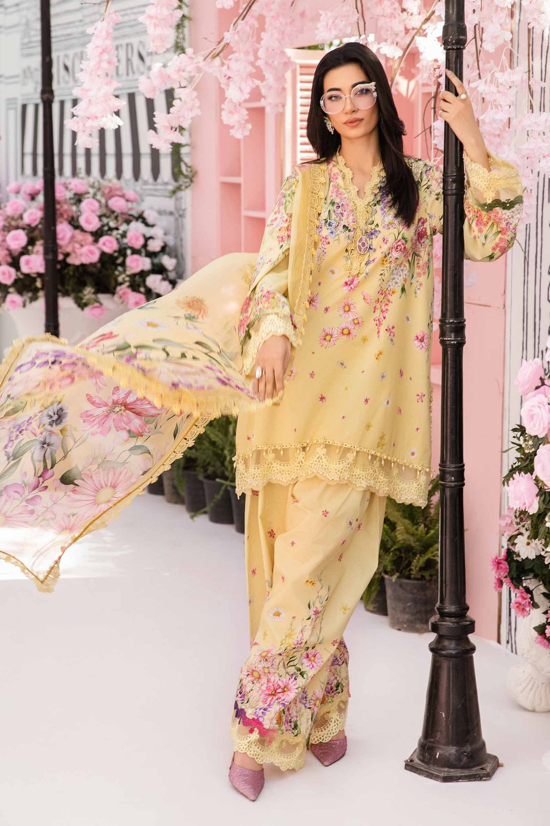 Maria B | M Prints Summer 25 | MPT-2603-A by Maria B - Designer Dress - Type: Ladies Clothes - Available at Libayah - 100% Original