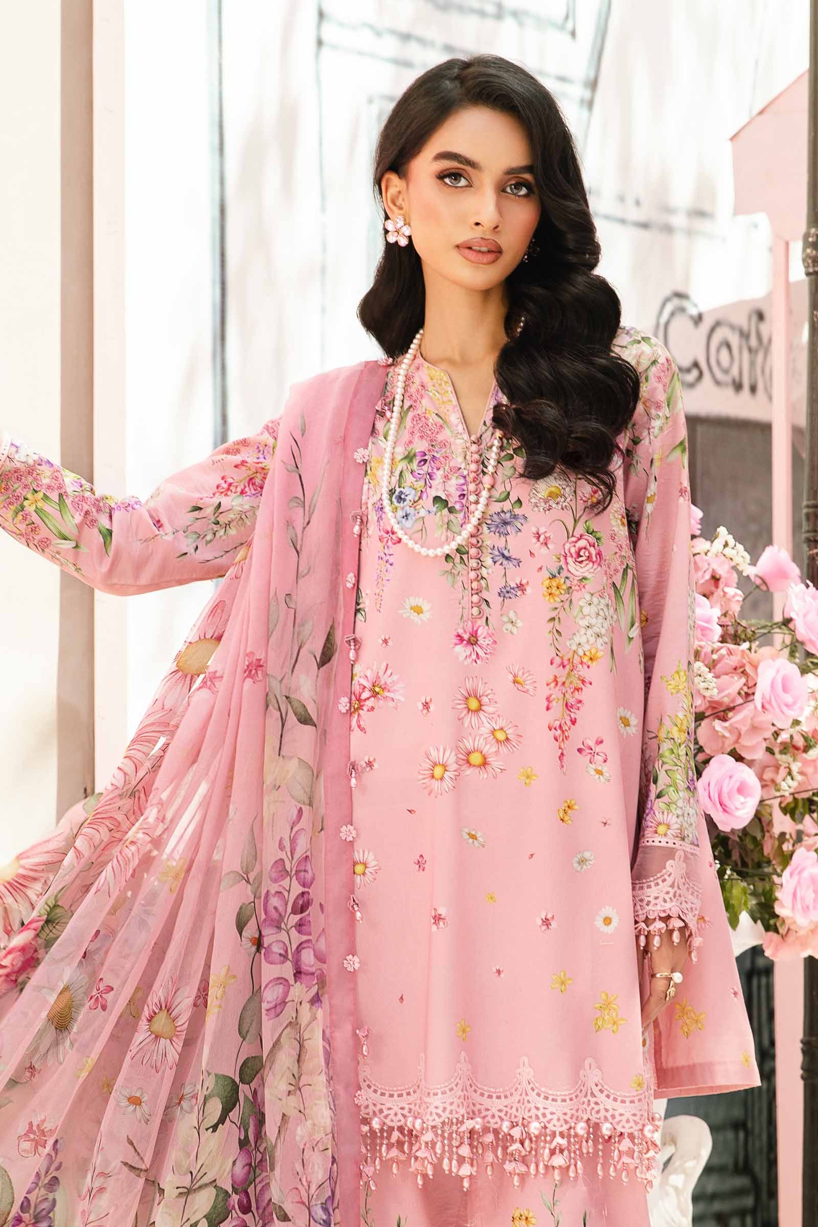 Maria B | M Prints Summer 25 | MPT-2603-B by Maria B - Designer Dress - Type: Ladies Clothes - Available at Libayah - 100% Original