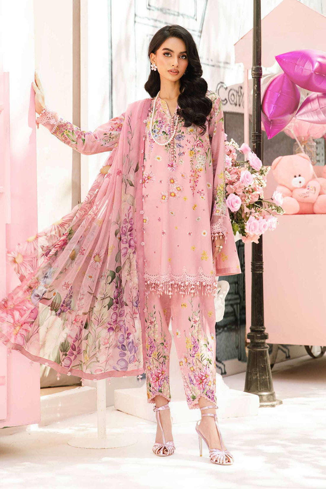 Maria B | M Prints Summer 25 | MPT-2603-B by Maria B - Designer Dress - Type: Ladies Clothes - Available at Libayah - 100% Original