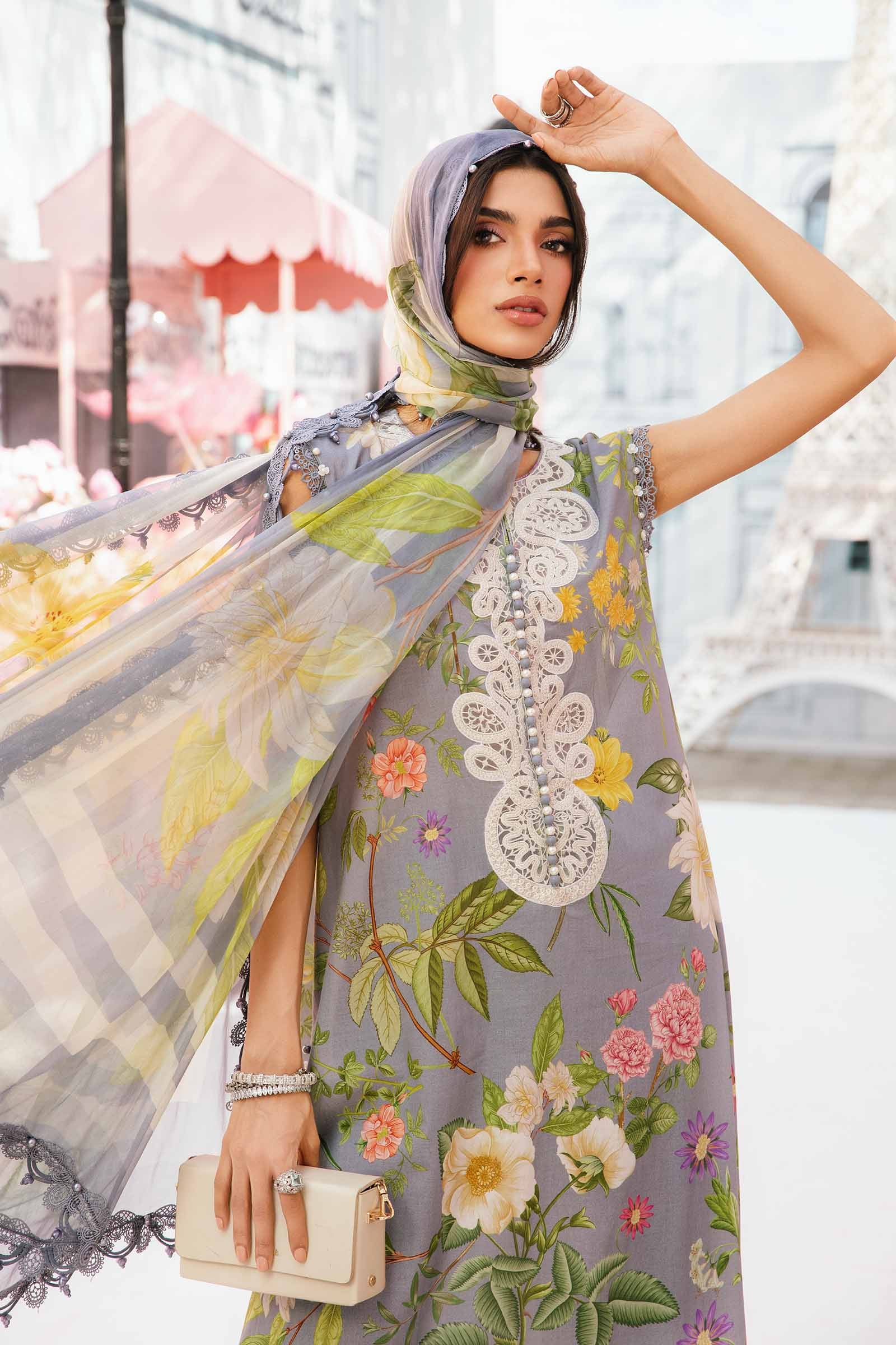 Maria B | M Prints Summer 25 | MPT-2604-A by Maria B - Designer Dress - Type: Ladies Clothes - Available at Libayah - 100% Original