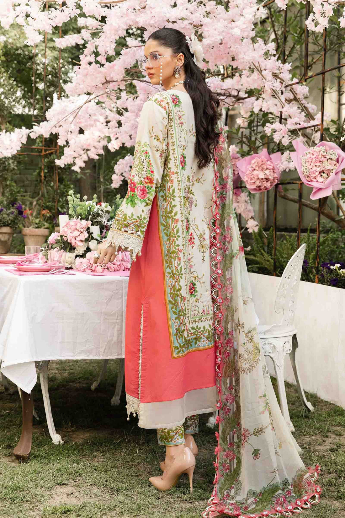 Maria B | M Prints Summer 25 | MPT-2605-A by Maria B - Designer Dress - Type: Ladies Clothes - Available at Libayah - 100% Original